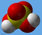 Molcula de cido sulfrico