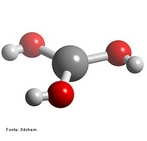 Representação da molécula de Hidróxido férrico em 3D. O hidróxido de ferro é uma substância iônica Fe(OH)3 e em conjunto com outras substâncias pode servir por exemplo em medicina para ajudar a tratar anemias, por exemplo do sacarato de Hidróxido de ferro III, e é também usado na indústria cosmética e em algumas tintas para tatuagens. <br/><br/> Palavras-chave: Hidróxido férrico. Funções inorgânicas. Tabela periódica. Ligação química. 
