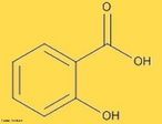 Representao da molcula de cido saliclico. O cido saliclico  um Beta-Hidroxicido (-Hidroxicido) com propriedades queratolticas (esfoliantes) e antimicrobianas, o que significa que afina a camada espessada da pele e age evitando a contaminao por bactrias e fungos oportunistas.  um cido utilizado no tratamento de pele hiperquerattica, isto , super espessada, em condies de descamao como: caspa, dermatite seborreica, ictiose, psorase e acne, problemas que atingem facilmente a ala masculina.  caracterizado ainda por ser um regularizador da oleosidade e tambm um anti-inflamatrio potencial. A grande vantagem deste cido  que apresenta um bom poder esfoliativo e tambm uma ao hidratante, cuja caracterstica principal  a capacidade de penetrao nos poros ajudando na remoo da camada queratinizada com uma ao irritante muito menor que os outros ingredientes. <br/><br/> Palavras-chave: cido saliclico. Funes orgnicas. Molcula.