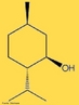 Representao de uma molcula de mentol. Mentol  um composto orgnico obtido por sntese ou da extrao do leo de mentha piperita ou outros leos essenciais. Ele  um material ceroso, cristalino, de cor clara ou branca. Na temperatura ambiente, encontra-se em estado slido, e entra em estado de fuso  poucos graus acima. O Mentol tambm  famoso por suas propriedades anestsicas, e anti-inflamatrias, alm de ser amplamente usado para combater inflamaes na garganta. Alm disso ainda atua como um fraco barrador de receptor opioide. <br/><br/> Palavras-chave: Mentol. Molcula. Funes qumicas. 