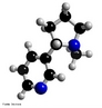 Representao tridimensional da molcula de nicotina. Nicotina  o nome de uma substncia alcaloide bsica, lquida e de cor amarela, que constitui o princpio ativo do tabaco. Seu nome se deve ao diplomata francs Jean Nicot que foi o difusor do tabaco na Europa. Provoca cancro nos pulmes devido  metilizao que ocorre no DNA (liga um radical metila, CH3). A pirrolidina (nicotina) sofre reaes metablicas (com NO+), oxidao e abertura do anel transformando-se em 4-(n-metil-n-nitrosamino)-1-(3-piridil)-1-butanona (CETONA) e 4-(n-metil-n-nitrosamino)-4-(3-piridil)-butanal (ALDEDO). <br/><br/> Palavras-chave: Nicotina. Fumo. Alcaloide. Tabaco. 