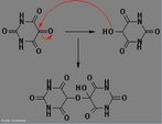 Representao de uma reao de Oxirreduo ou Redox em compostos orgnicos. Reaes de oxirreduo so reaes qumicas onde ocorrem transferncias de Eltrons entre duas espcies qumicas. Numa reao de oxirreduo sempre h perda e ganho de eltrons, pois os que so perdidos por um tomo, on ou molcula so imediatamente recebidos por outros.  A perda de eltrons  chamada de oxidao e o ganho de eltrons  chamado de reduo. Na oxidao, o nmero de oxidao (Nox) do elemento aumenta (pois ele perde eltrons). Na reduo, o nmero de oxidao (Nox) se reduz (pois o elemento ganha eltrons). <br/><br/> Palavras-chave: Reao de adio/sntese. Reao de oxirreduo de compostos orgnicos. Qumica orgnica. Mecanismo e reaes.