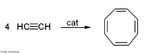 Representao da reao de sntese do cicloctatetreno a partir do etino ou acetileno caracterizando assim, uma reao orgnica. <br/><br/> Palavras-chave: Ciclo-octatetreno. Reaes orgnicas. Qumica orgnica.