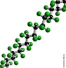 Teflon é uma marca registrada de propriedade da empresa estadunidense DuPont, conhecida mundialmente e que identifica um polímero, o Politetrafluoretileno ( PTFE ). A fórmula química do monômero, o tetrafluoretileno, é CF2=CF2, e o polímero -(CF2-CF2)n- <br/><br/> Palavras-chave: Teflon. Polímero. Politetrafluoretileno ( PTFE ).
