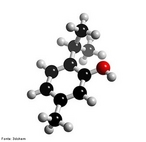 O timol (2-isopropil-5-metil-fenol)  uma substncia cristalina incolor com um odor caracterstico que est presente na natureza nos leos essenciais do tomilho ou do organo. O timol pertence ao grupo dos terpenos. Um ismero do timol  o carvacrol. <br/><br/> Palavras-chave: Timol. leos essenciais. Terpenos. Carvacrol.