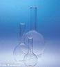 Figura de bales de fundo chato utilizados em experimentos de laboratrio que contenha lquidos ou solues,  usado em reaes com desprendimento de gases. <br/><br/> Palavras-chave: Bales de fundo chato. Vidraria. Laboratrio.